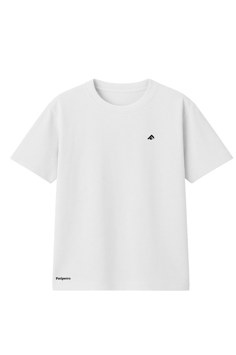Camiseta Básica Branca Oversized Patiperro